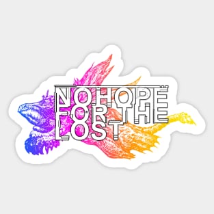 No Hope For The Lost Sin With White Logo Sticker